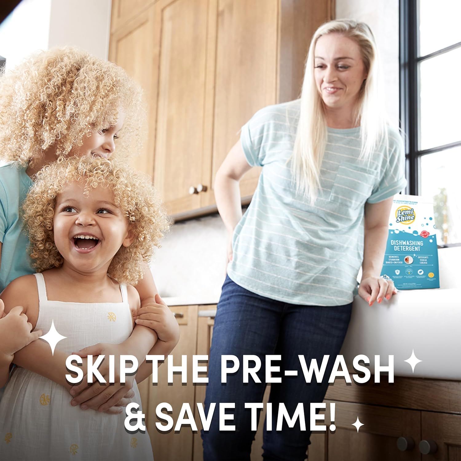 Lemi Shine Natural Dishwasher Pods | All-In-One Powder & Gel Dishwasher Detergent Pods with Powerful Citric Acid | Eco Friendly Dish Wash Cleaning Supplies (26 Count) - Image 5