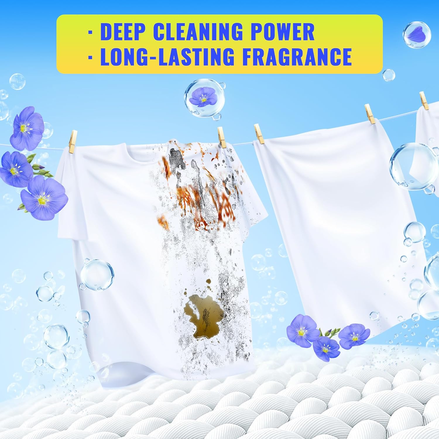 FIXSMITH Laundry Detergent Sheets - 200 Loads (100 Sheets) Fresh Linen Scent - Hypoallergenic,Eco Friendly Laundry Detergent Strips Ultra-Concentrated Travel Detergent Sheets.Plastic-Free,Liquidless - Image 6